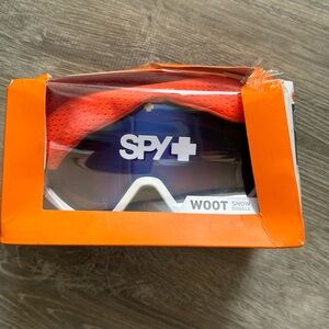 WOOT stacked blue Snow Google 3x Isotron S2+S1 bonus lens,  Brand New SPY+